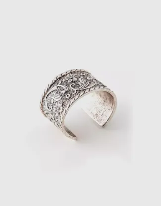 Picture of Antiqued Cuff Bracelet Silver